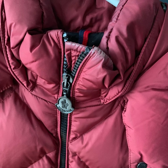 Moncler Red Puffer Jacket - Picture 7 of 8